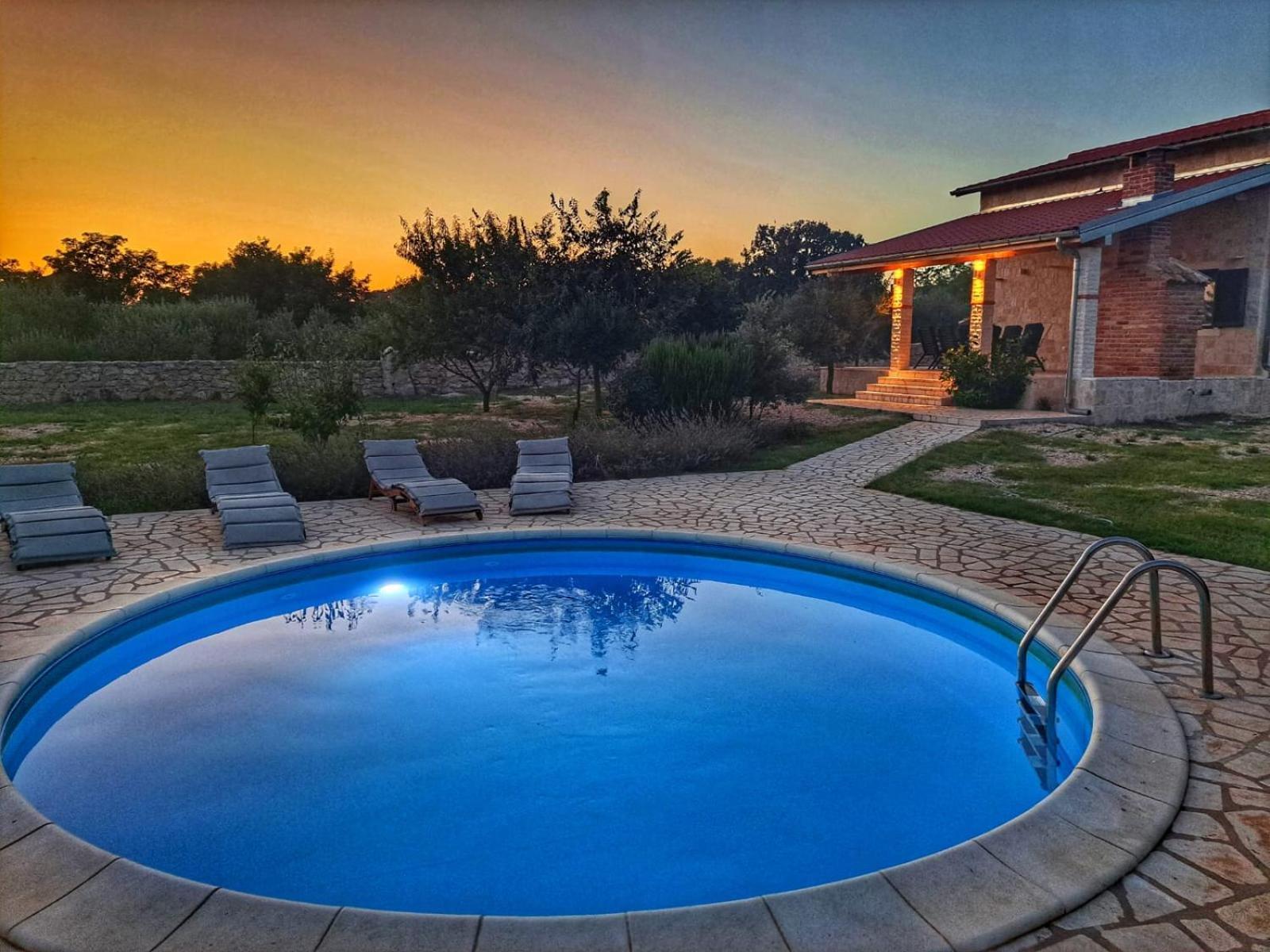 Villa Stone Pearl Sveti Filip i Jakov Esterno foto